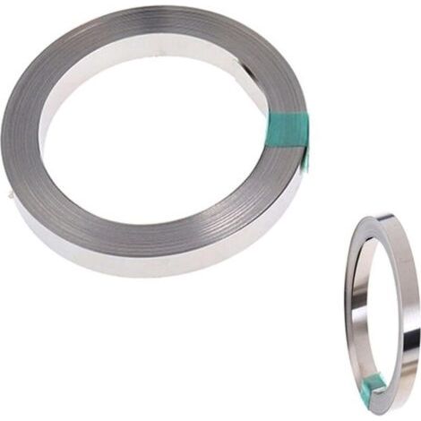 Bunthaus Nickelband, 8 X 0.15 Mm Nickel Rayures,de La Pure, De Nickel,de Nickel, De Plaques De Bande Blattstreifen,pour Soudeur(10m)