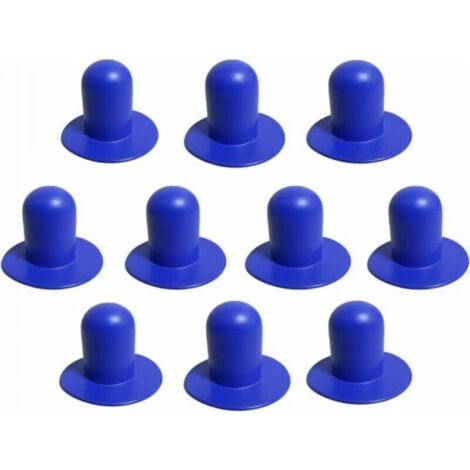 Bunthaus Lot De 10 Bouchons De Piscine Extensibles, Bouchon De Pompe Filtrante Bestway Lay Z Spa, Filtre De Rechange Pour Spa Lay Z, Compatible Avec Piscine (bleu, Extensible)