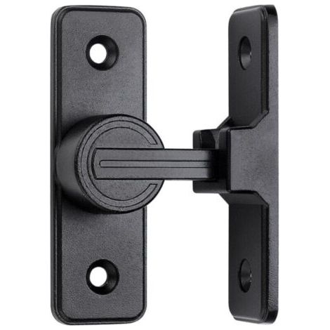 Bunthaus 1 X Serrure Et Loquet De Porte Coulissante, Serrures De Porte À Angle Droit À 90 Degrés, Serrures De Porte De Sécurité Avec Serrure Pivotante, Adaptées Au Jardin