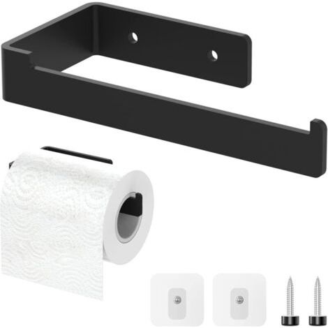 Bunthaus Portepapier Toilette Murale Ou Autoadhésive En Acier Inoxydable, Design Élégant Pour Wc Et Salle De Bain, Compatible Avec Rouleaux Et Serviettes