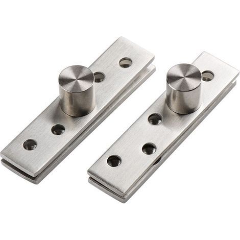 Bunthaus Lot De 2 Charnières De Porte Pivotantes En Acier Inoxydable 100 Mm