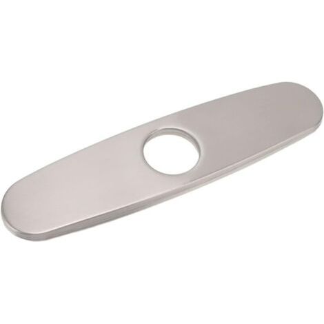 Bunthaus Lntyq Évier Robinet Écussons Plaque De Pont En Acier Inoxydable 304 Brossé Plaque Inférieure Pour Trou De Robinet De Cuisine Pièces De Rechange