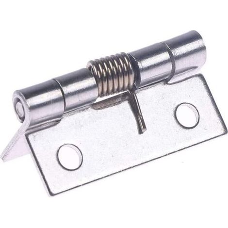 Bunthaus Charnières Pour Portes D'Armoires 1 Pièces 2 Pouces De Long En Acier Inoxydable Charnière À Fermeture Automatique Coin Ressort Tirer Porte Charnière Meubles Armoire Réparation Matériel Fourni