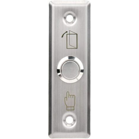 Bunthaus Lntyq Bouton De Sortie Poussoir De Porteen Acier Inoxydable,rond Bouton Poussoir Interrupteur,porte Commutateur Electrique De Contrôle D'Accès Cadre De Porte Creux