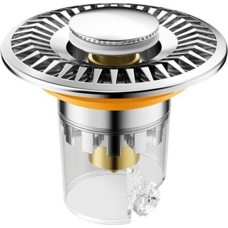 Bunthaus Lntyq 1 Pièce Pop-up Bouchon Evier, 304 Bouchon D'Évier En Acier Inoxydable, Couvercle Pour Lavabo, Flitre De Vidange Anti-bloqué, Convient Pour Salle De Bain Et Évier De Cuisine.(33-40mm Arg