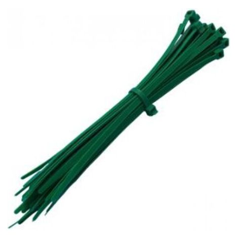 Bunthaus Ahlsen 100 Attache Cable Universels Vert -3.6x200mm- Serre Cable Et Collier De Serrage Plastique – Solution De Gestion De Câbles Efficace Et Robuste - Attaches Cable Vert De Haute Qualité