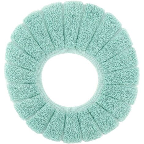 Bunthaus Housse De Siège De Toilette Lavable – Verte – Coussin De Wc Chaud Et Confortable, Usage Universel