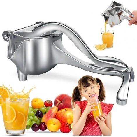 Bunthaus Presse Agrumes Manuel Aluminium, Extracteur De Jus Avec Poignée Ergonomique, Diy Presse À Fruits Pour Orange/citron/fruits, Presse-citron Manuel Pour Cuisine, Bar, Bar À Jus