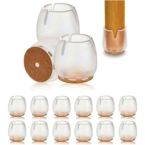Bunthaus Vingt-quatrehousses De Pieds De Chaise25 Mm-30 Mm,protections En Silicone Pour Pieds De Meubles Et Couvre-pieds De Chaises