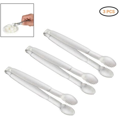 Bunthaus Ces 3 Mini Pinces Alimentaires En Acier Inoxydable Sont Parfaites Pour Ranger Le Sucre, Les Sachets De Thé Et Autres Ustensiles