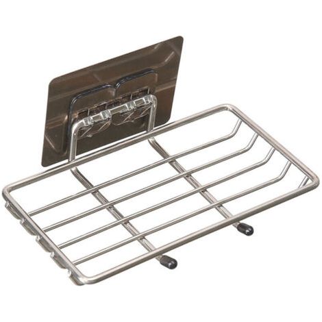 Bunthaus Porte-savon Auto-adhésif En Acier Inoxydable - Pour Douche Et Salle De Bain - Installation Facile Sans Perçage