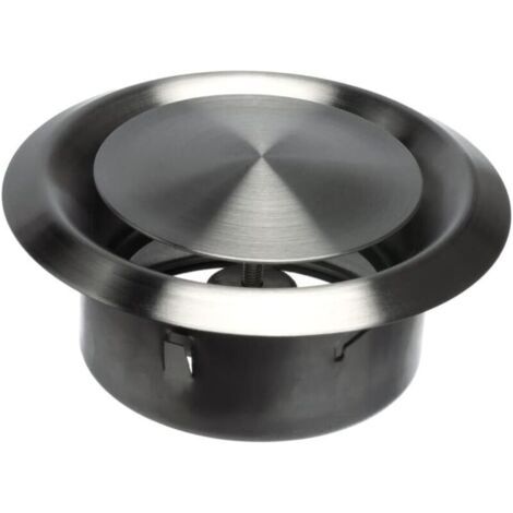 Ø100mm Diffuseur D'Alimentation/extraction Vanne À Disque Réglable Grille De Ventilation Ronde En Acier Inoxydable
