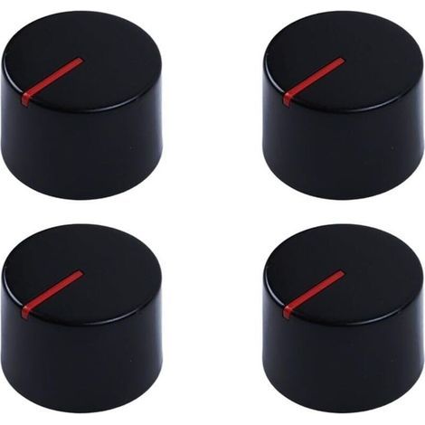 Bunthaus 4 Pcs Bouton Plaque De Cuisson,boutons De Commande Universels,ø 6mm Bouton De Cuisinière,bouton Pour Réchaud À Gaz,pour Presque Toutes Les Cuisinières,plaques De Cuisson,four,cuisinière À Gaz