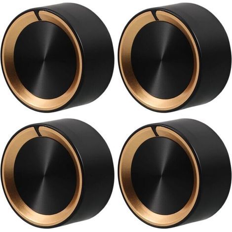 Bunthaus Pièces Et Accessoires Pour Cuisinières,lot De 4 Boutons De Cuisinière À Gaz, Boutons De Four De 8 Mm, Boutons De Commande De Gaz De Cuisine, Boutons De Cuisinière
