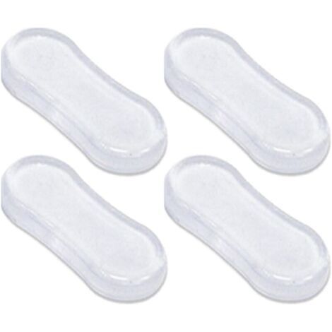 Bunthaus Lntyq 4 Pièces - Ensemble De Tampons Pour Abattant De Toilette - Kit De Remplacement Universel Pour Pare-chocs De Siège - Ensemble De Tampons Pour Abattant - Amortisseur - Ensemble De Tampons