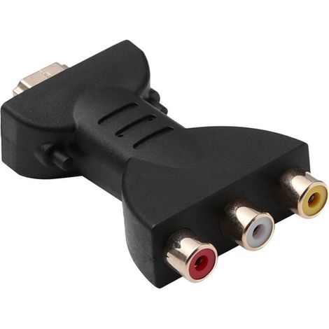 Pair Convertisseur Vidéo Audio-hdmi Vers Rca Adaptateur Hdmi À Av Rouge Blanc Jaune De Synchronisation Audio Et Vidéo 1080p