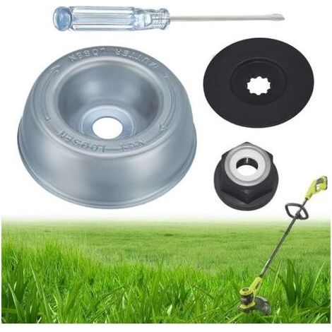 Lot De 4 Adaptateurs De Lame Pour Tondeuse De Jardin Stihl - Disque De Poussée - Plaque Rider - Écrou De Col - Tournevis D'Entretien - Accessoires De Débroussailleuse Stihl