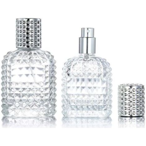 Bunthaus Flacon Vaporisateur De Parfum Rechargeable -buse Métallique - 30millilitres Et50ensemble Ml