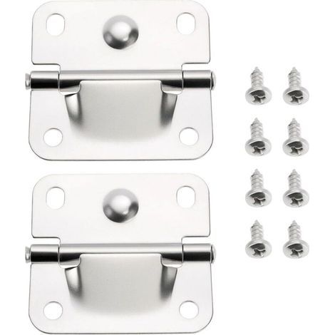 Bunthaus Lot De 2 Charnières De Refroidissement En Acier Inoxydable Compatibles Avec Les Glacières Coleman 5226, 5227b Et 5235 (vis Incluses)