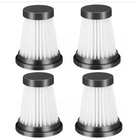 Bunthaus Lntyq Lot De 4 Filtres Hepa De Rechange Pour Aspirateur Sans Fil Pour Moosoo K12 K12 Pro K13, Pour Genius Invictus One 1.0 X7 / 2.0, Pour Foxnovo 13kpa Accessoires De Filtre Pour Aspirateur À