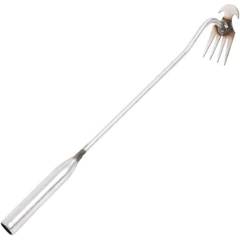 Bunthaus Outil D'Arrachage De Mauvaises Herbes, D'Arrachage De Mauvaises Herbes, Outil D'Arrachage De Mauvaises Herbes À 4 Dents En Acier Au Manganèse, 30cm