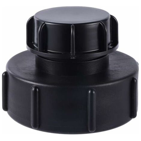 Bunthaus Adaptateur Ibc S100x8 → S60x6 (filetage Grossier) Avec Bouchon, Compatible Réservoirs Ibc, Récup. Eau Pluie, Robinets, Arrosage