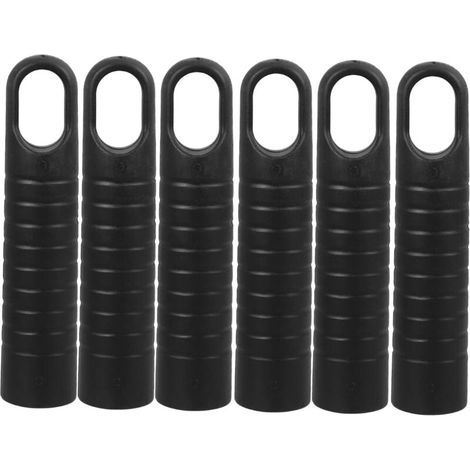 Bunthaus Csparkv Lot De 6 Poignées Télescopiques Pour Balai À Franges - Embout De Pelle - Accessoire De Nettoyage - Poignée De Rechange - Capuchons De Tête De Balai - Embout De Pelle