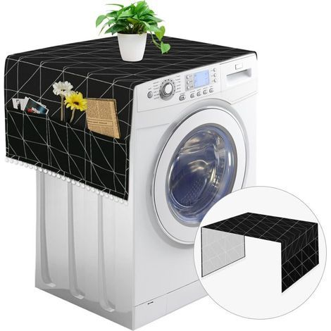 Bunthaus Csparkv 1 Pcs Couvercle Anti-poussière Pour Réfrigérateur 130 X 55 Cm, Protection Contre La Poussière Pour Réfrigérateur Avec Sac De Rangement, Protection Contre La Poussière, Housse Pour Ma