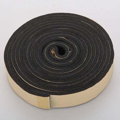 Bunthaus Largeur 30mm Épaisseur 5mm / Longueur 3m, Isolation Thermique Bande De Colle Auto - Adhésive Bande D'Étanchéité D'Éponge Ignifuge Joint De Porte Et De Fenêtre, Joint De Mousse Adhésive
