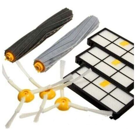 Bunthaus Promotion Accessoire Pour Aspirateur-8pcs Accessoire Irobot Kit De Remplacement Accessoires Pour Irobot Roomba 800-900 Series, 880-860-870-871-980-990 Robots--