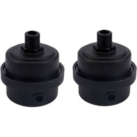 Bunthaus Lntyq Lot De 2 Filtres Silencieux Pour Compresseur D'Air En Plastique Avec Élément Filtrant 1/4" Pt 12.7mm
