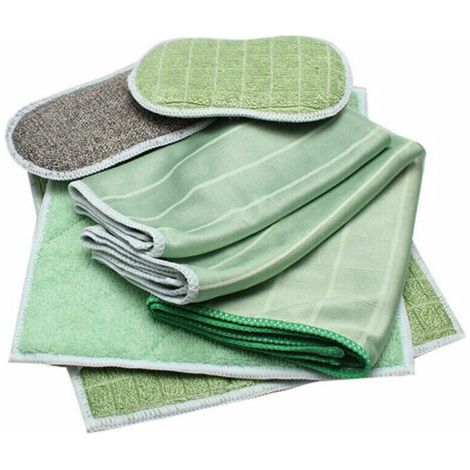 Bunthaus Chiffon, Microfibre Et Lingette- Lot De 6 Chiffons Bambou Microfibres - Nettoyer Et Lustrer Toutes Les Surfaces Lisses Et Fragiles - Vitre, Carrosserie, Vitrocéramique, Lunettes, Écran-