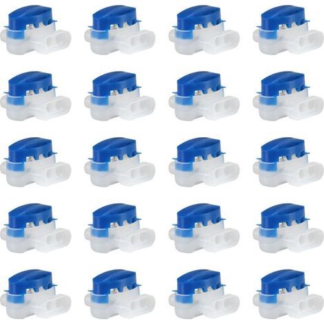 Pair Lot De 20 Connecteurs De Câble Remplis Des Résines Pour Robot Tondeuse Automower