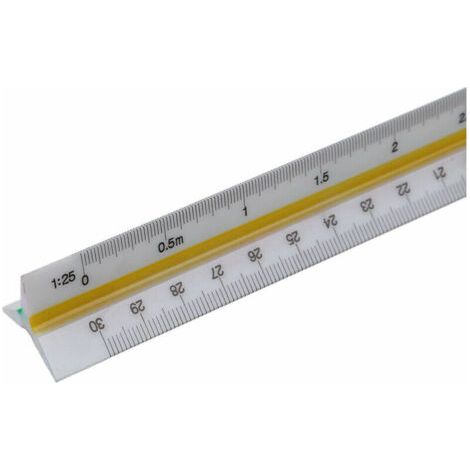 Règle De Mesure À Échelle Métrique Triangulaire 30cm Pour Ingénieur Architecte