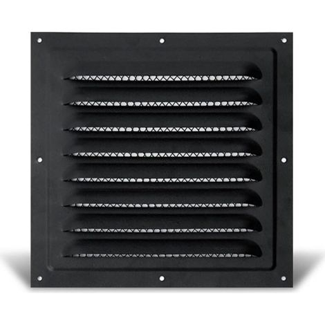 Bunthaus Grille De Ventilation En Acier Inoxydable Anti-pluie (150 X 150 Mm)