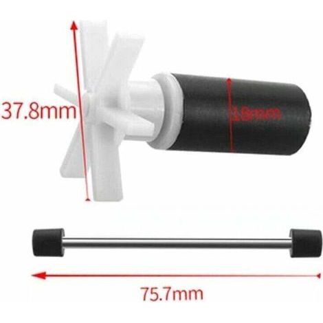 Pair Turbine De Filtre Submersible En Acier Inoxydable Rotor De Rechange Pour Spa