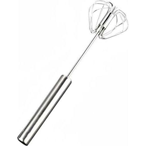 Bunthaus Batteur À Œufs En Acier Inoxydable, Fouet À Main, Mousseur À Lait Polyvalent, Agitateur À Main Pour Mélanger, Fouetter, Fouetter Et Remuer (10 Pouces)