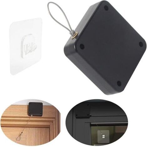 Bunthaus Lntyq Ferme-porte Automatique, Ferme-porte À Ressort Réglable Sans Poinçonnage, Ferme-porte Résidentiel Avec Traction Pour Tous Les Types D'Alliages D'Aluminium, Portes En Bois