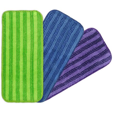 Bunthaus Lntyq Lot De 3 Chiffons En Microfibre, Réutilisables Pour Wetjet Mop, Recharge Lavable En Machine Jusqu'à 100 Fois