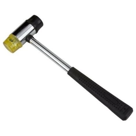 Bunthaus Marteau En Caoutchouc De 27 Mm, Manche En Caoutchouc Antidérapant, Maillet Souple Double Face Pour Cuir, Bijoux Et Bricolage.