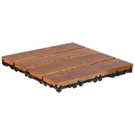 Bunthaus Lame De Terrasse, Dalles En Bois, 30 X 30 Cm, (set De 1)