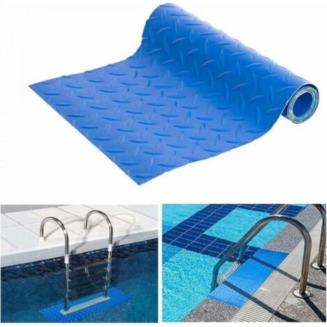 Bunthaus Tapis D'Échelle De Piscine, 23 × 90 Cm, Tapis D'Échelle Texturé Antidérapant, Tapis D'Échelle De Piscine, Tapis D'Échelle Antidérapant, Tapis D'Échelle De Piscine