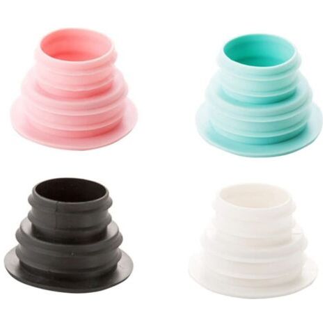 Bunthaus Lntyq Tuyau De Vidange Joint Tuyau Bouchon En Silicone Anneau De Silicone Machine À Laver Anneau De Prise Connecteur De Tuyau Polyvalent Pour Salle De Bains Cuisine Buanderie，664cm，4pcs