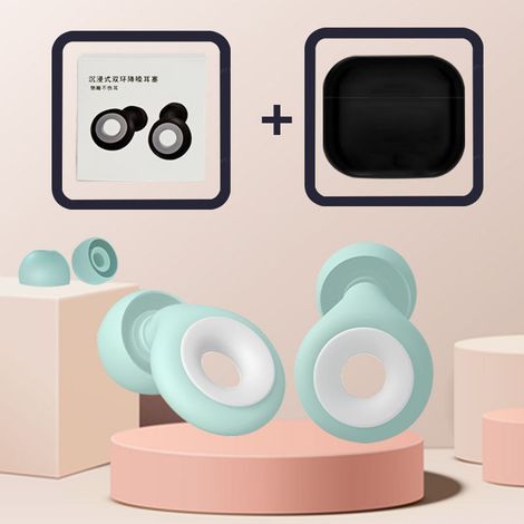 Pair Bouchons D'Oreilles Anti-bruit Et Isolants Sonores Pour Le Sommeil