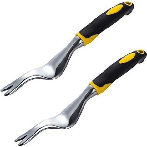 Bunthaus Csparkv Lot De 2 Outils De Jardinage Manuels Pour Désherbant Les Mauvaises Herbes Pour Le Jardin, La Plantation De Fleurs Et Les Mauvaises Herbes