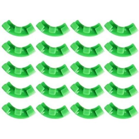 Bunthaus Csparkv 20 Pièces 90 Cintreuse De Plantes Kit De Manipulation De La Croissance Des Plantes Support De Luminaire Mural Liens Végétaux Porte-tige Plastique Escalader Fournitures De Formation