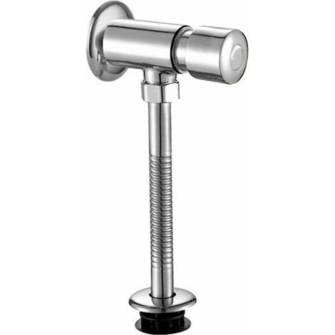 Pair Urinoir Robinet De Chasse Urinoir Urinoir Robinet De Chasse Chrome Mur Monté Type De Bouton Placard Exposé Retard Manuel Arrêt Automatique Pour Salle De Bains Wc E58q09odqa