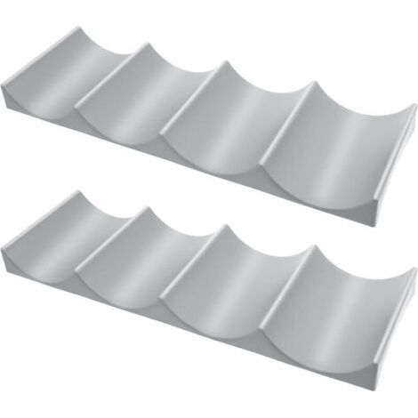 Bunthaus Lot De 2 Supports À Bouteilles En Plastique De Style Européen Pour Réfrigérateur, Chambre, Cuisine, Plan De Travail (couleur Aléatoire)