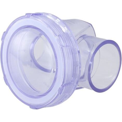 Bunthaus Clapet Anti Retour En Pvc Transparent Pour Système D'Égout Domestique Tuyau De Drainage 50 Mm Horizontal Et Vertical