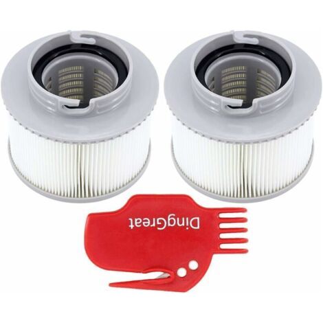 Bunthaus Cartouches Filtrantes De Rechange Dinggreat (lot De 2) Pour Piscines Et Spas Whirlpool, Compatibles Avec Le Filtre À Cartouche Mspa Fd2089.